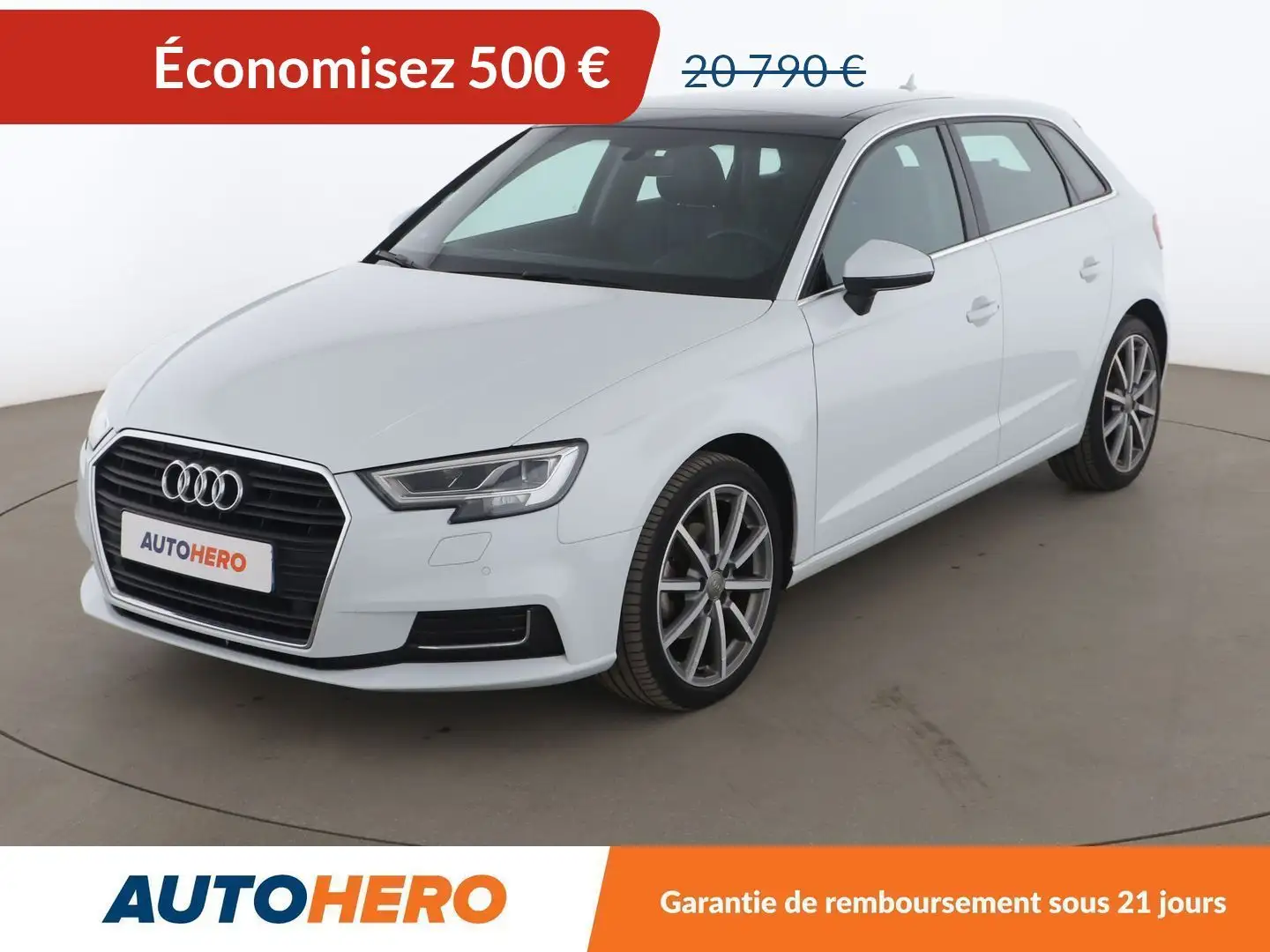 Audi A3 Sportback 35 TFSI COD Design Luxe S Tronic 7 Blanc - 1