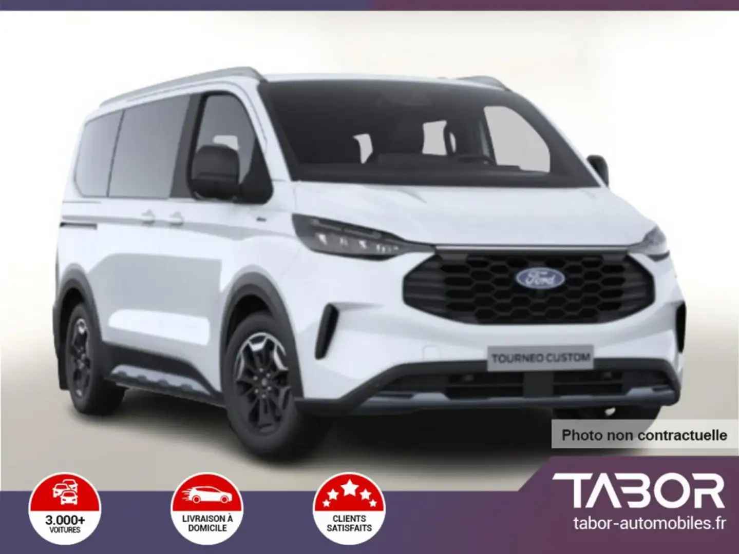 Ford Tourneo Custom 2.0 TDCi 170 Aut Active L1 Blanc - 1