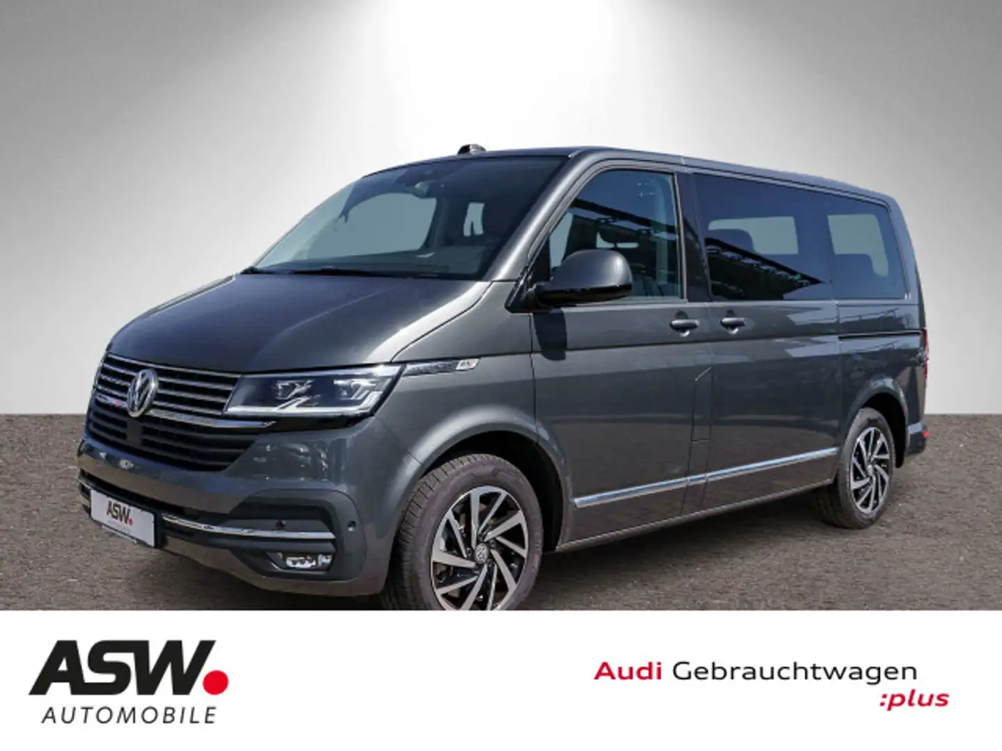 Volkswagen T6.1 Multivan Highline 2.0 TDI DSG LED NAVI AHK Gris - 1