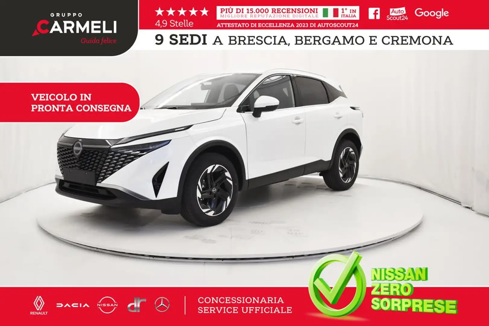 Nissan Qashqai 1.3 mhev N-Connecta 2wd 140cv Blanco - 1