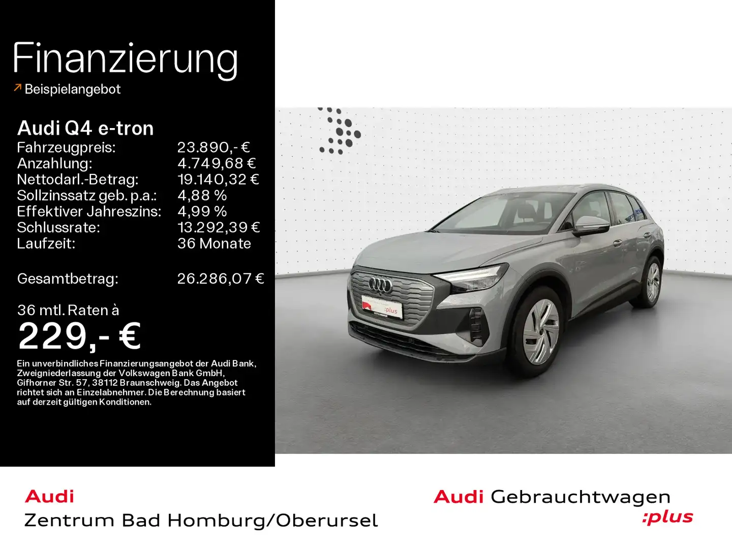 Audi Q4 e-tron 35*Navi*Rückfahrkamera*Einparkhilfe*Te Grau - 1
