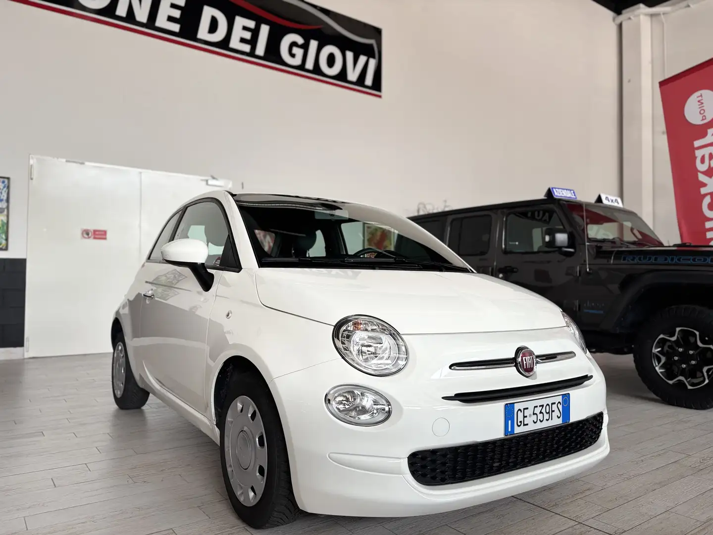 Fiat 500 1.0 HYBRID 70CV KM. CERTIFICATI AZIENDALE Bianco - 2