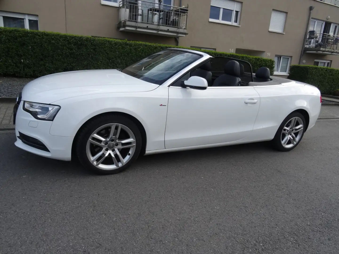 Audi A5 2.0 TDI S-LINE CABRIOLET Weiß - 1