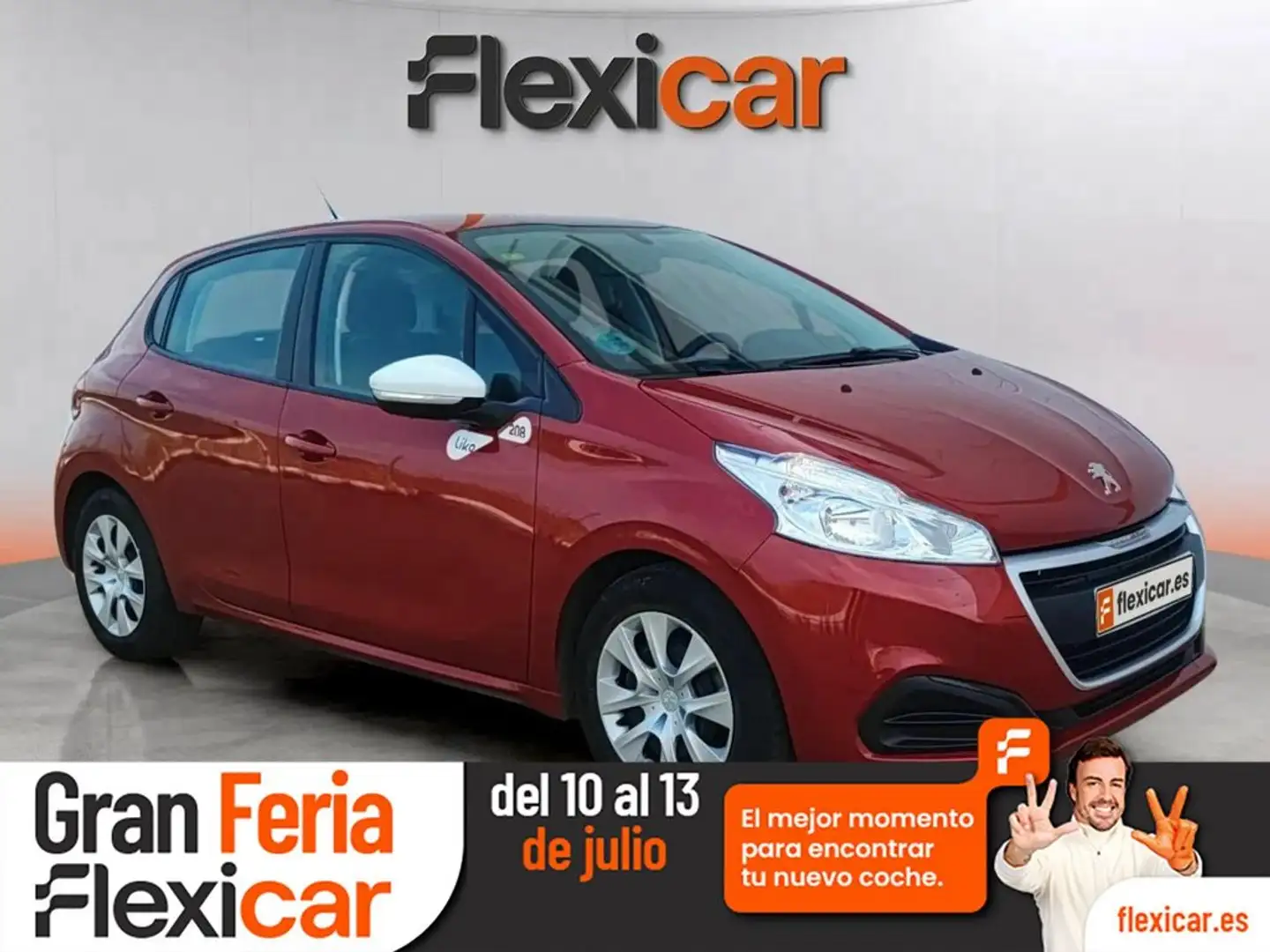Peugeot 208 1.2 PureTech Like 68 Rojo - 1