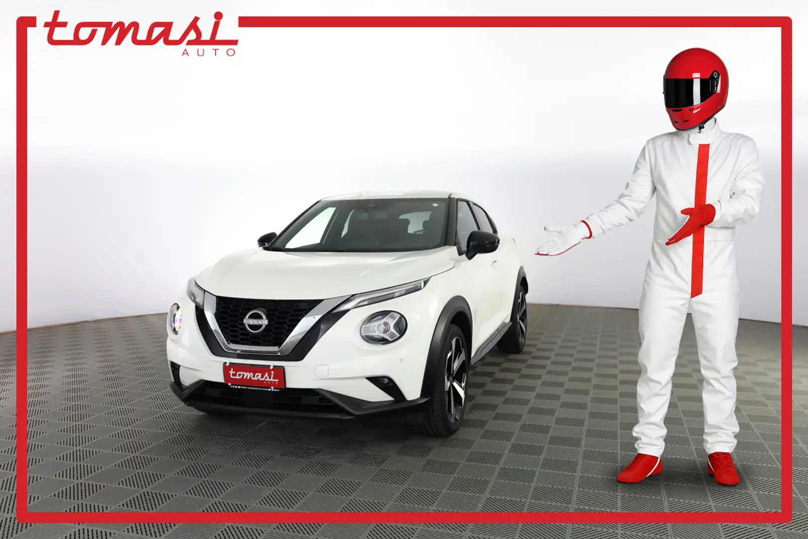 Nissan Juke 1.0 DIG-T 114 CV N-Connecta Bianco - 1
