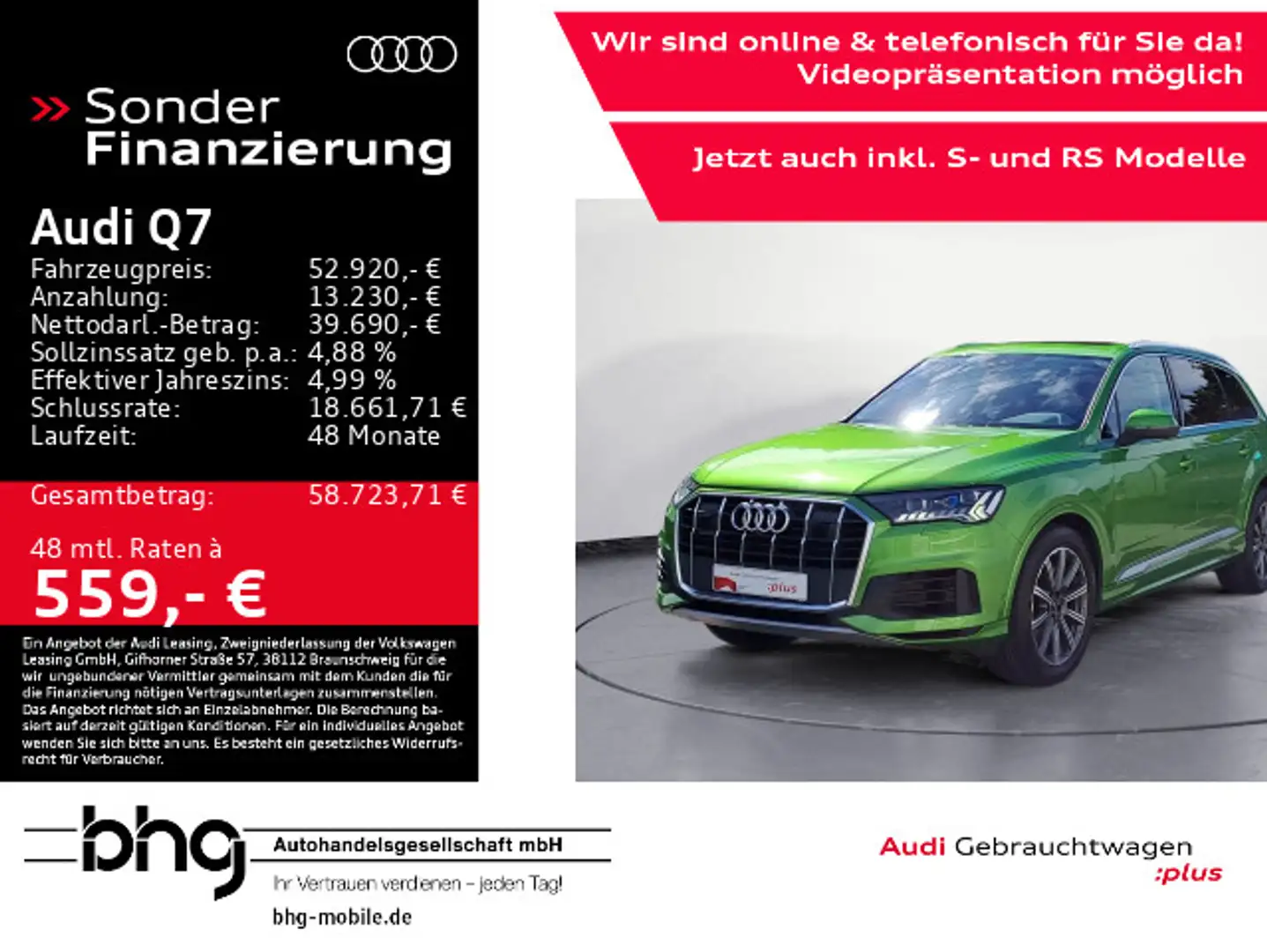 Audi Q7 55 TFSI quattro Weiß - 1