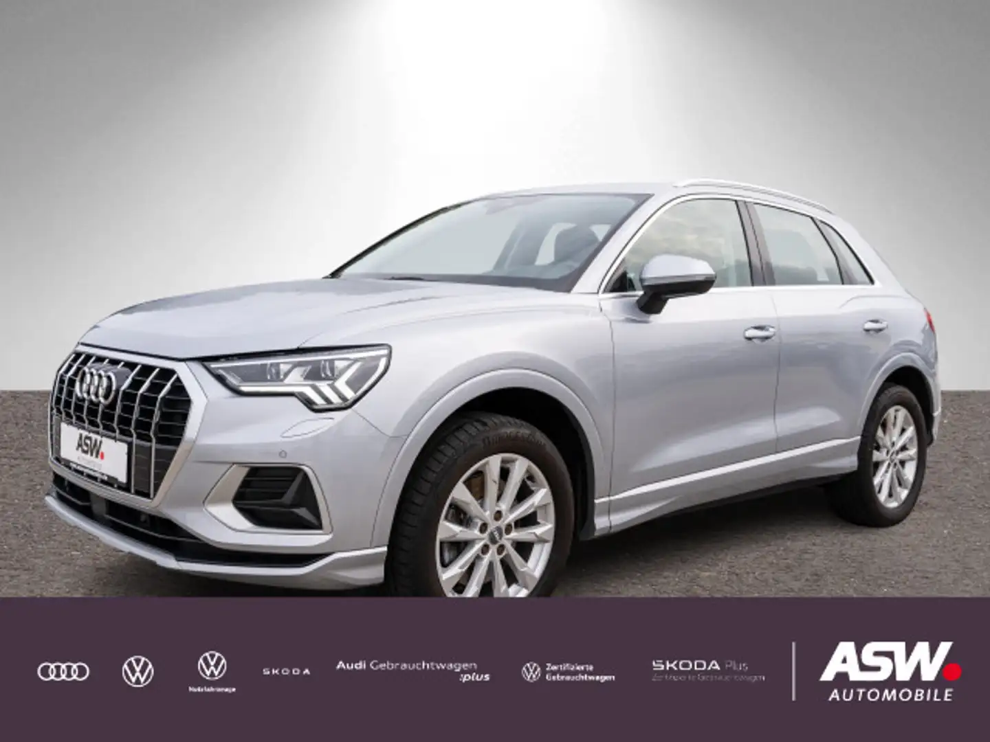 Audi Q3 advanced 40TDI quattro Stron LED Navi RFK B&O Silber - 1