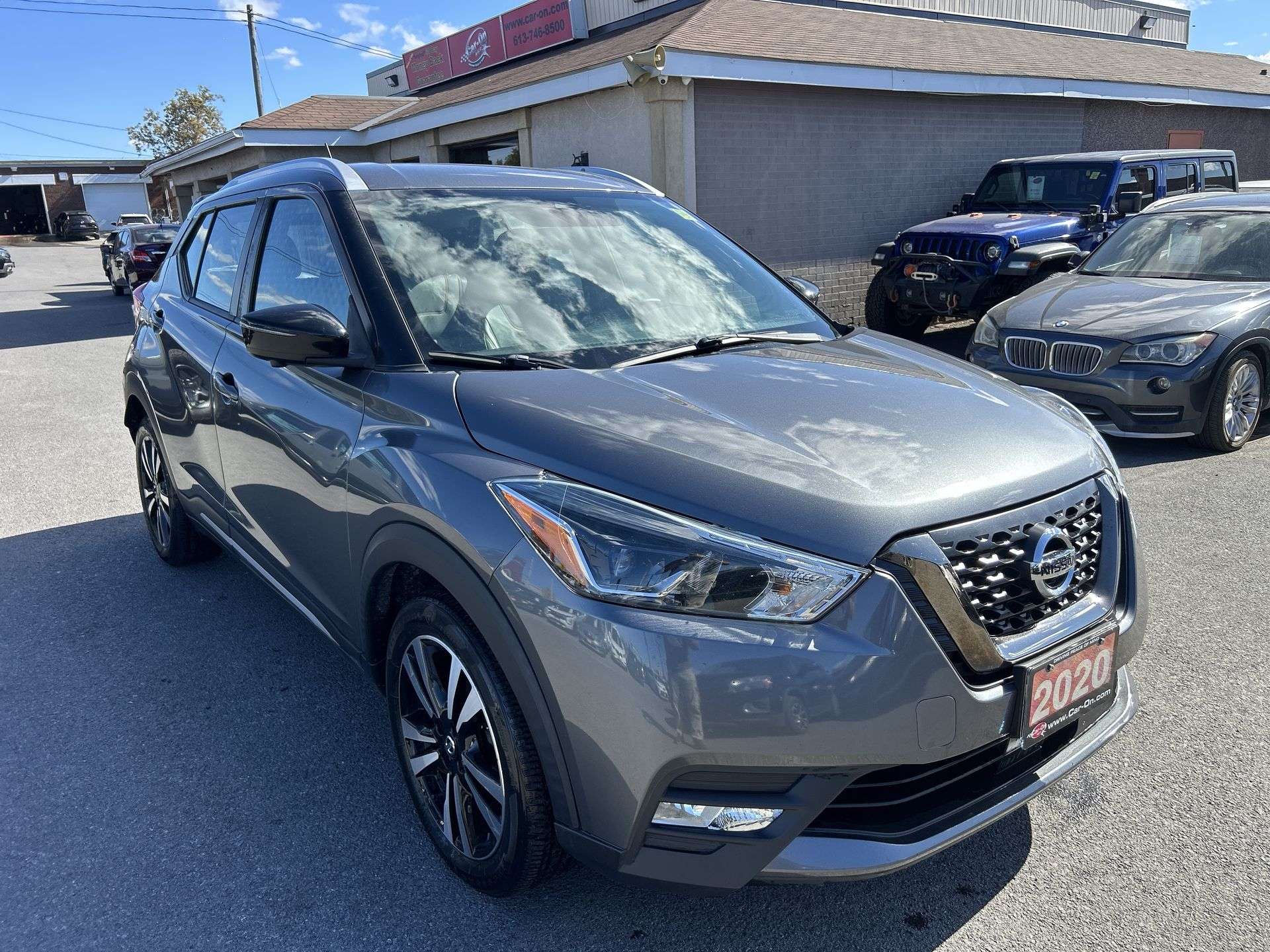 Silver 2020 Nissan Kicks SUV / Crossover Front-Wheel Drive Automatic