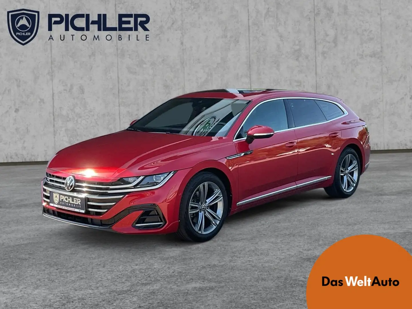 Volkswagen Arteon R-Line TDI DSG Rot - 1