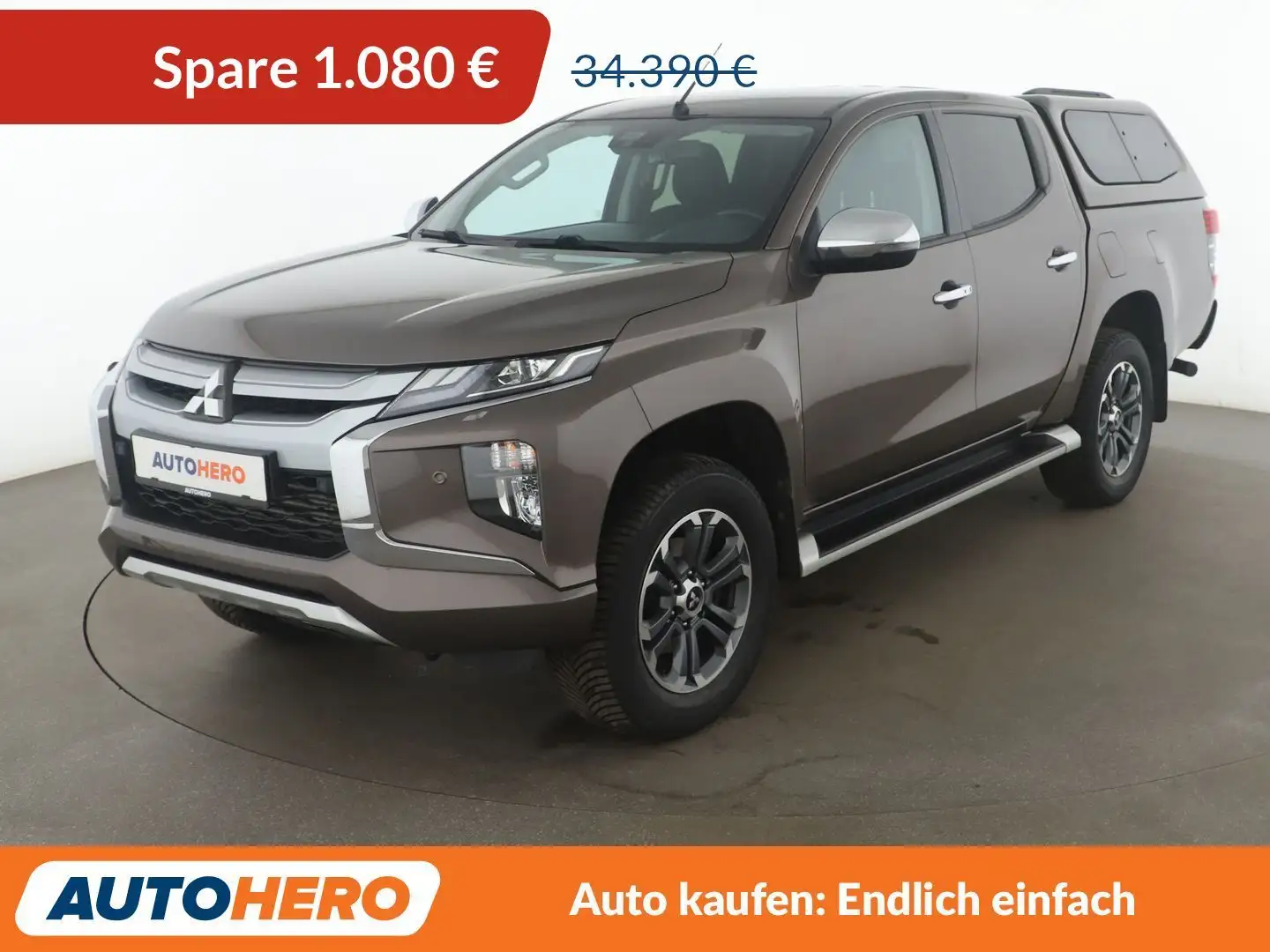 Mitsubishi L200 2.2 DI-D Spirit Doppelkabine 4WD Aut.*PDC*SHZ* Grau - 1