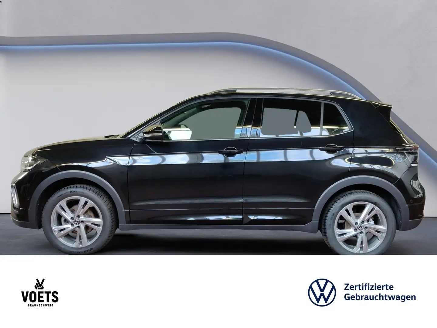Volkswagen T-Cross R-Line 1.5 TSI DSG MATRIX-LED+ACC+RearView Schwarz - 2