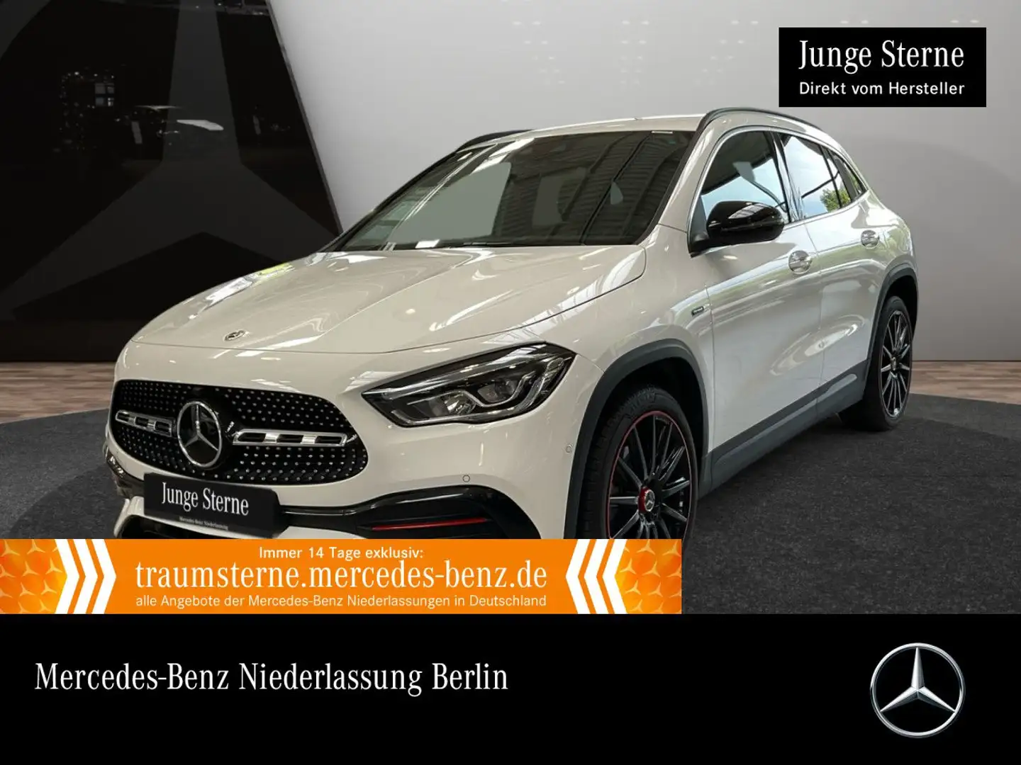 Mercedes-Benz GLA 250 e AMG+AHK+LED+FAHRASS+KAMERA+HUD+KEYLESS Weiß - 1