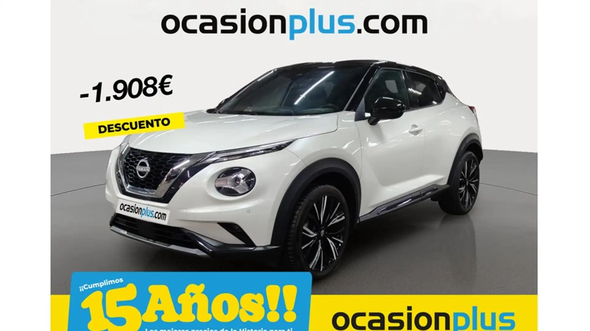 Nissan Juke 1.0 DIG-T N-Design Black 4x2 114 Blanc - 1