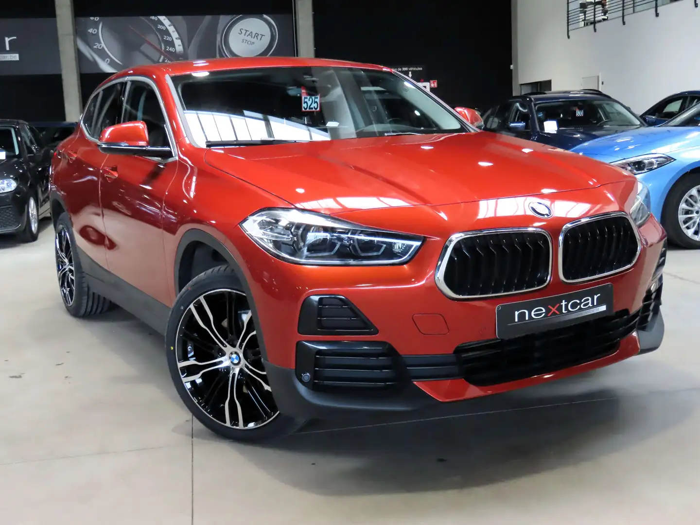 BMW X2 18dA sDrive XLine NAVI-CUIR SPORT-FULL LED-CRUISE Orange - 2