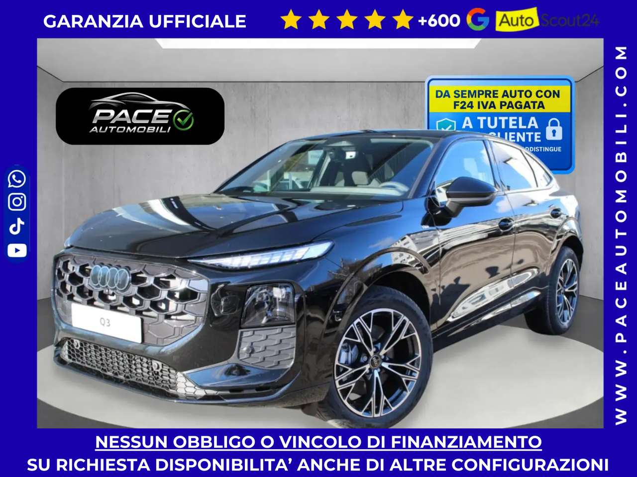 Audi Q3 SPB 2026 SPORTBACK TDI SLINE S-LINE S LINE PDC ACC