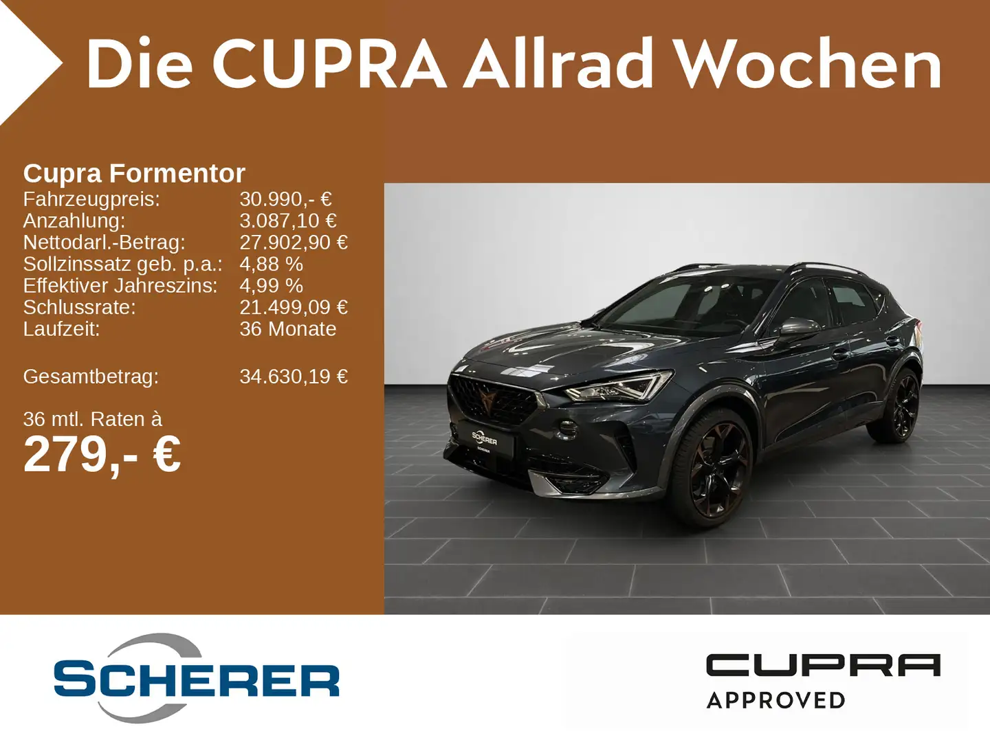 CUPRA Formentor VZ 2.0 TSI 4Drive Gris - 1