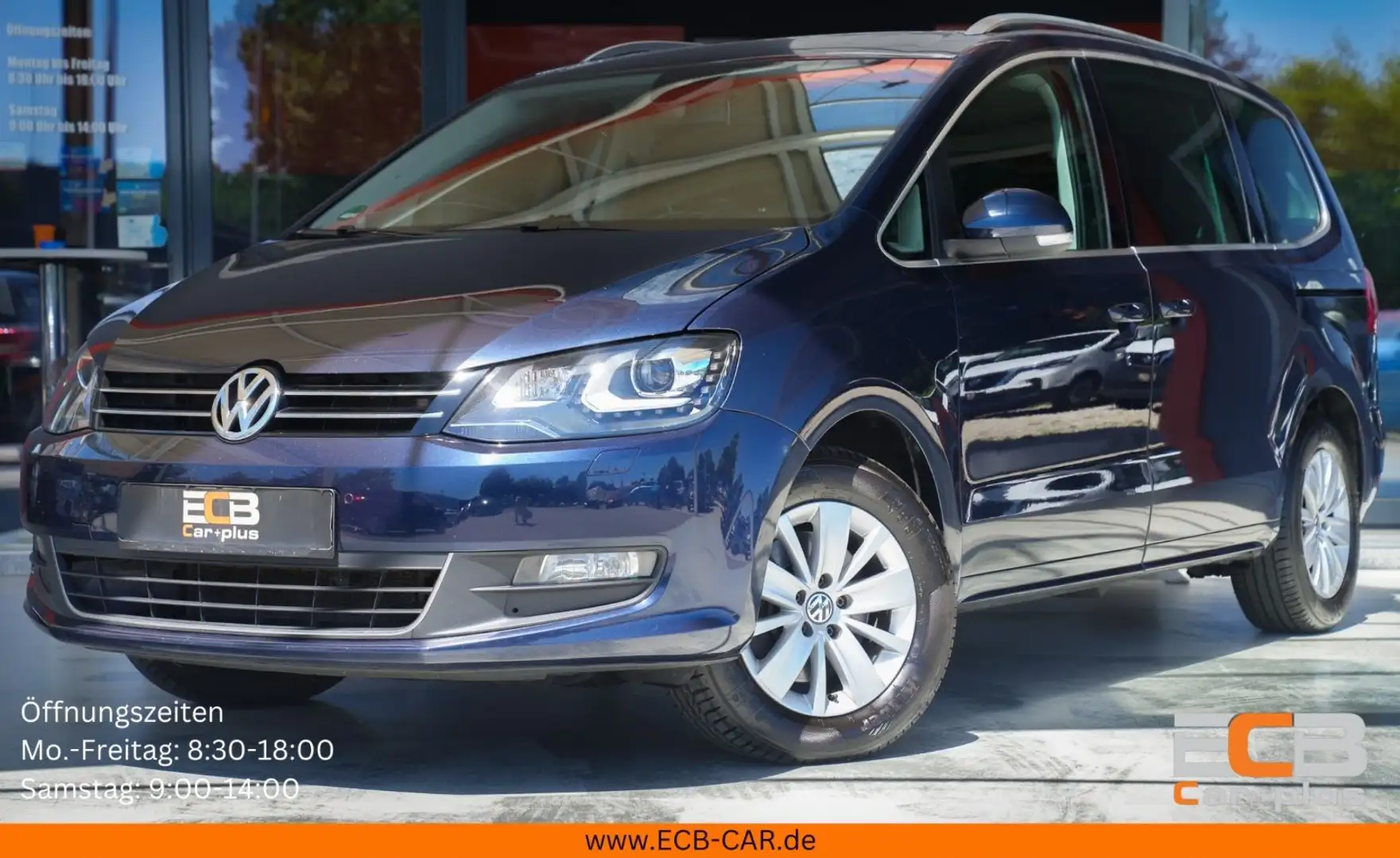 Volkswagen Sharan Comfortline BMT *7-Sitzer/SHZ/AHK/Klima.* Blue - 1