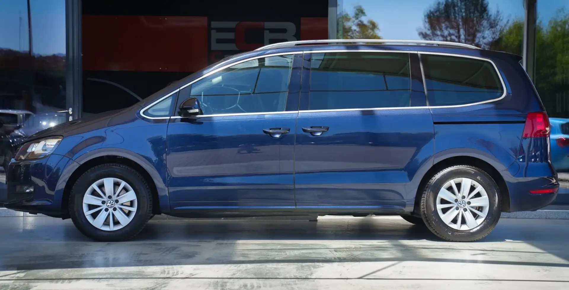 Volkswagen Sharan Comfortline BMT *7-Sitzer/SHZ/AHK/Klima.* Blue - 2