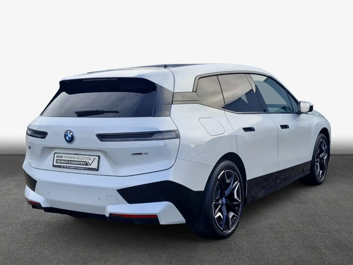 BMW iX xDrive40 Sportpaket AHK Pano Laser Harman Kardo Weiß - 2