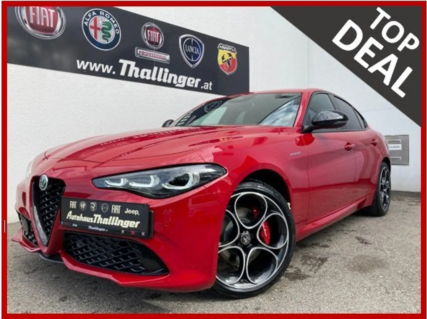 Alfa Romeo Giulia VELOCE 210 AUTOMATIK ALLRAD Rot - 1