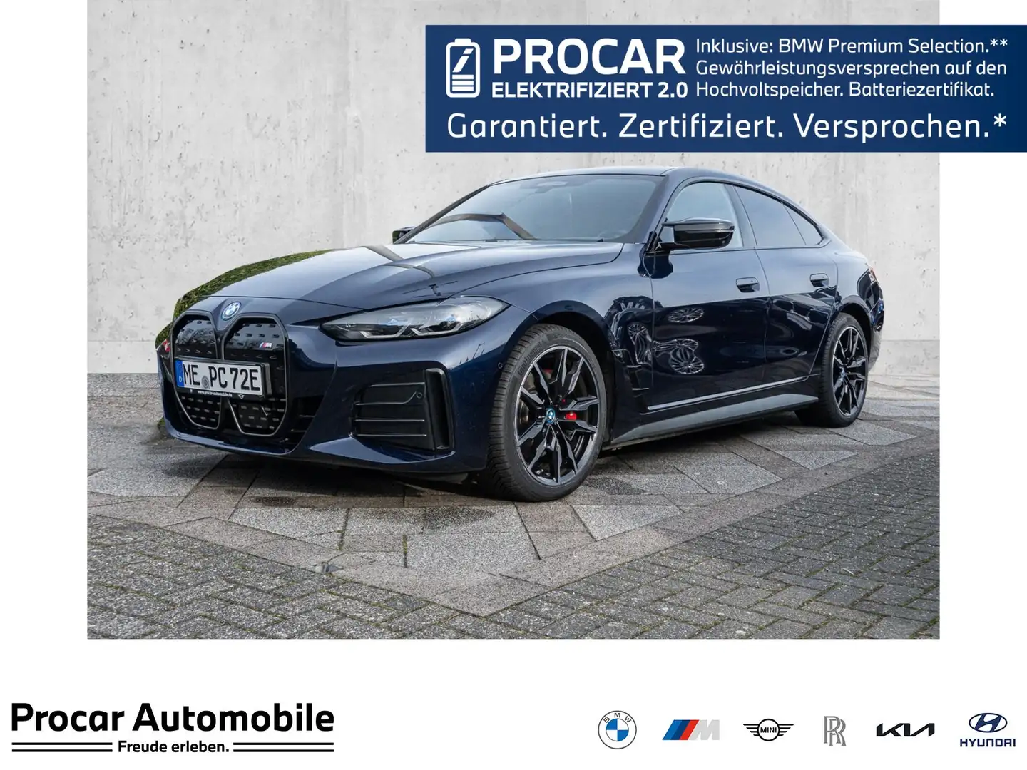 BMW i4 M50 M Sport Pro, Panoramadach, Memory, Driving Ass Bleu - 1