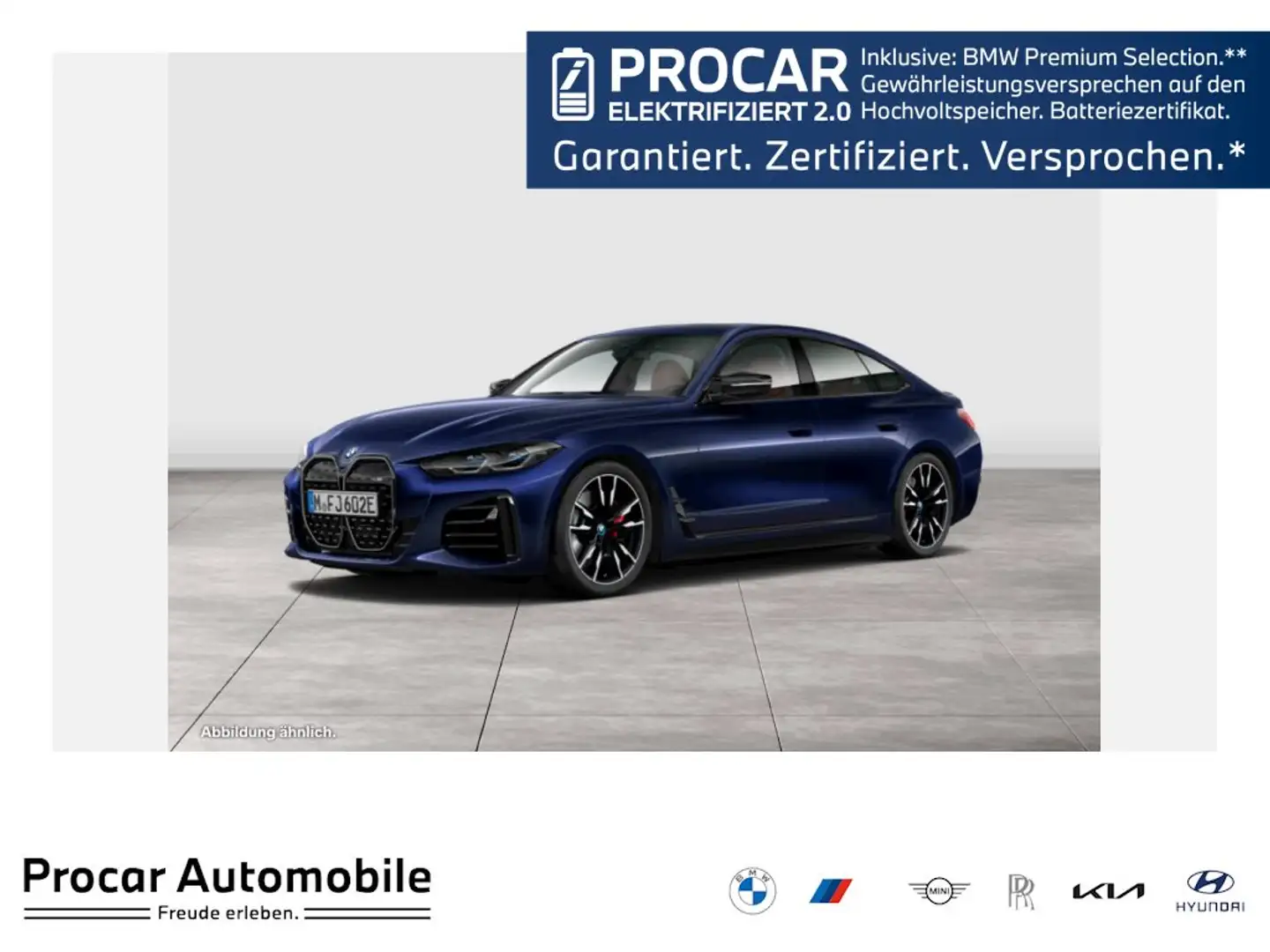 BMW i4 M50 M Sport Pro, Panoramadach, Memory, Driving Ass Blau - 1