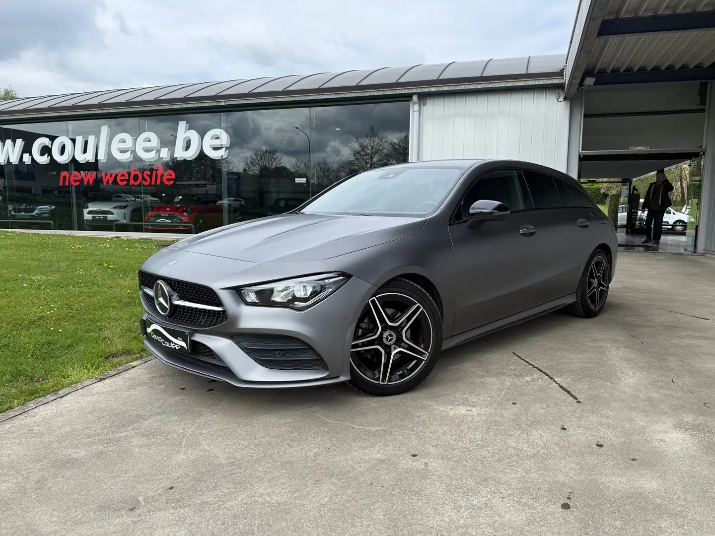 Mercedes-Benz CLA 180 Boite Auto, PACK AMG, 49 057km, Cam/PDC Gris - 2