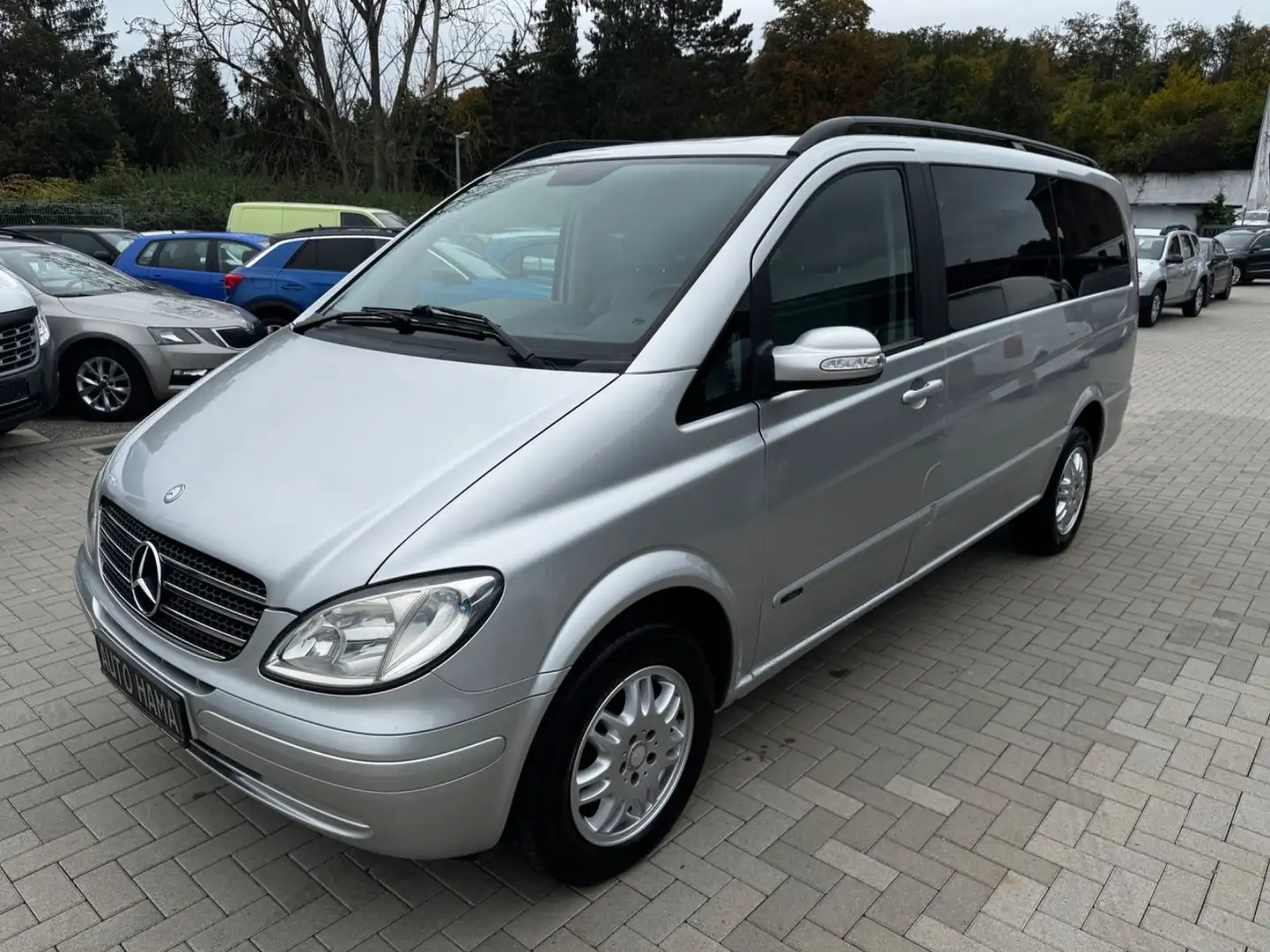 Mercedes-Benz Viano 2.2 CDI Lang *6-SITZ*KLIMA*GEPFLEGT*1.HAND Stříbrná - 2