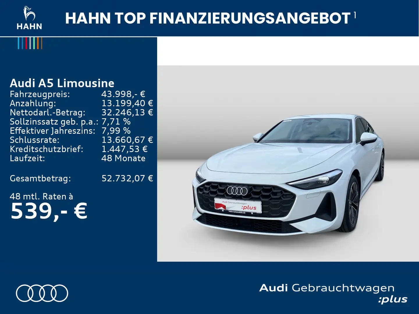 Audi A5 2.0 TFSI S-tronic quattro LED Navi Weiß - 2