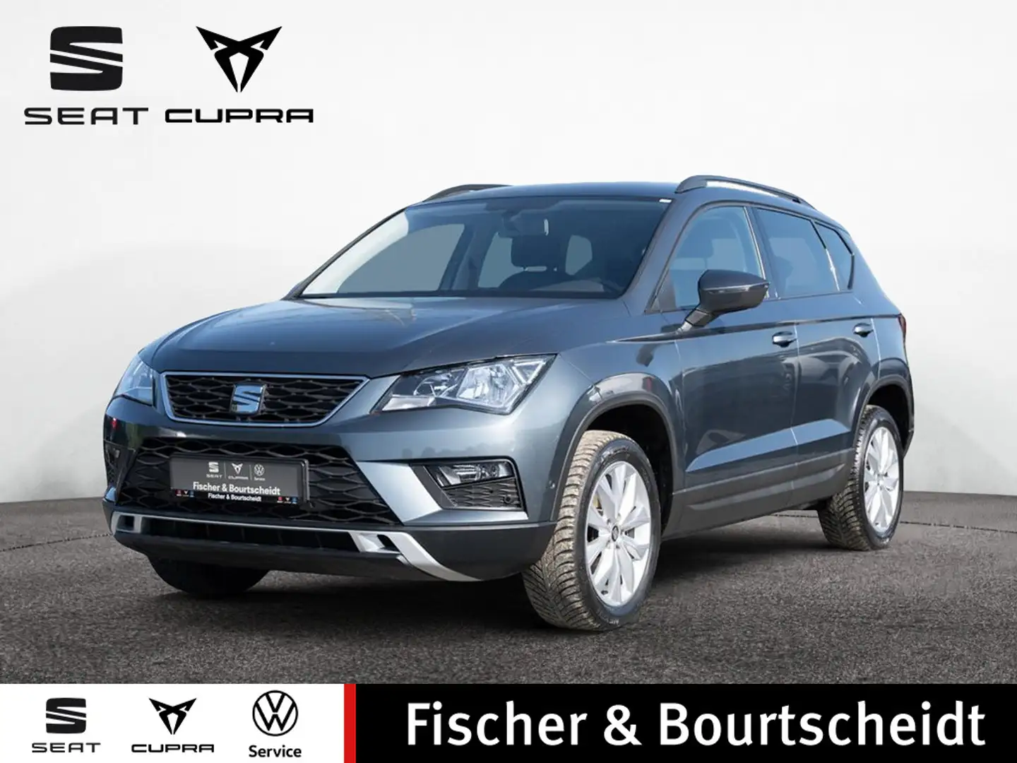 SEAT Ateca 1.0 TSI OPF Style NAVI PDC KLIMA 17" Grijs - 1