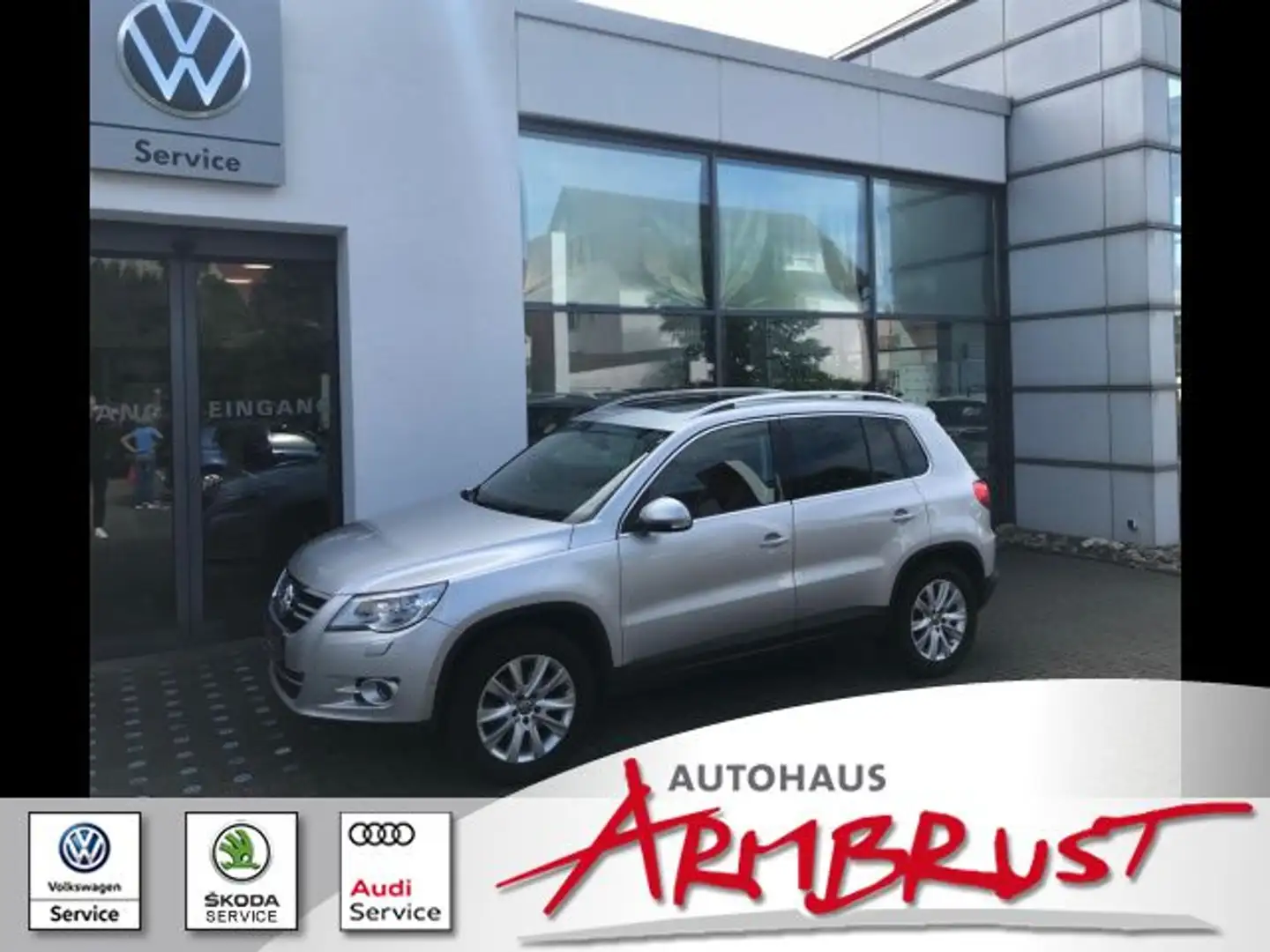 Volkswagen Tiguan 2.0 Sport 4 Motion 125 KW TSI DSG Klima Zilver - 1