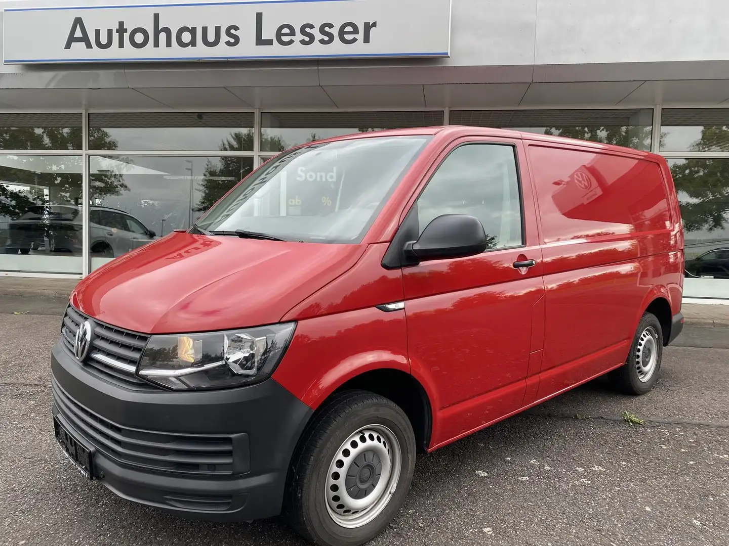 Volkswagen T6 Transporter Kasten EcoProfi 2.0 TDI AHK*PDC*KLI Rot - 1