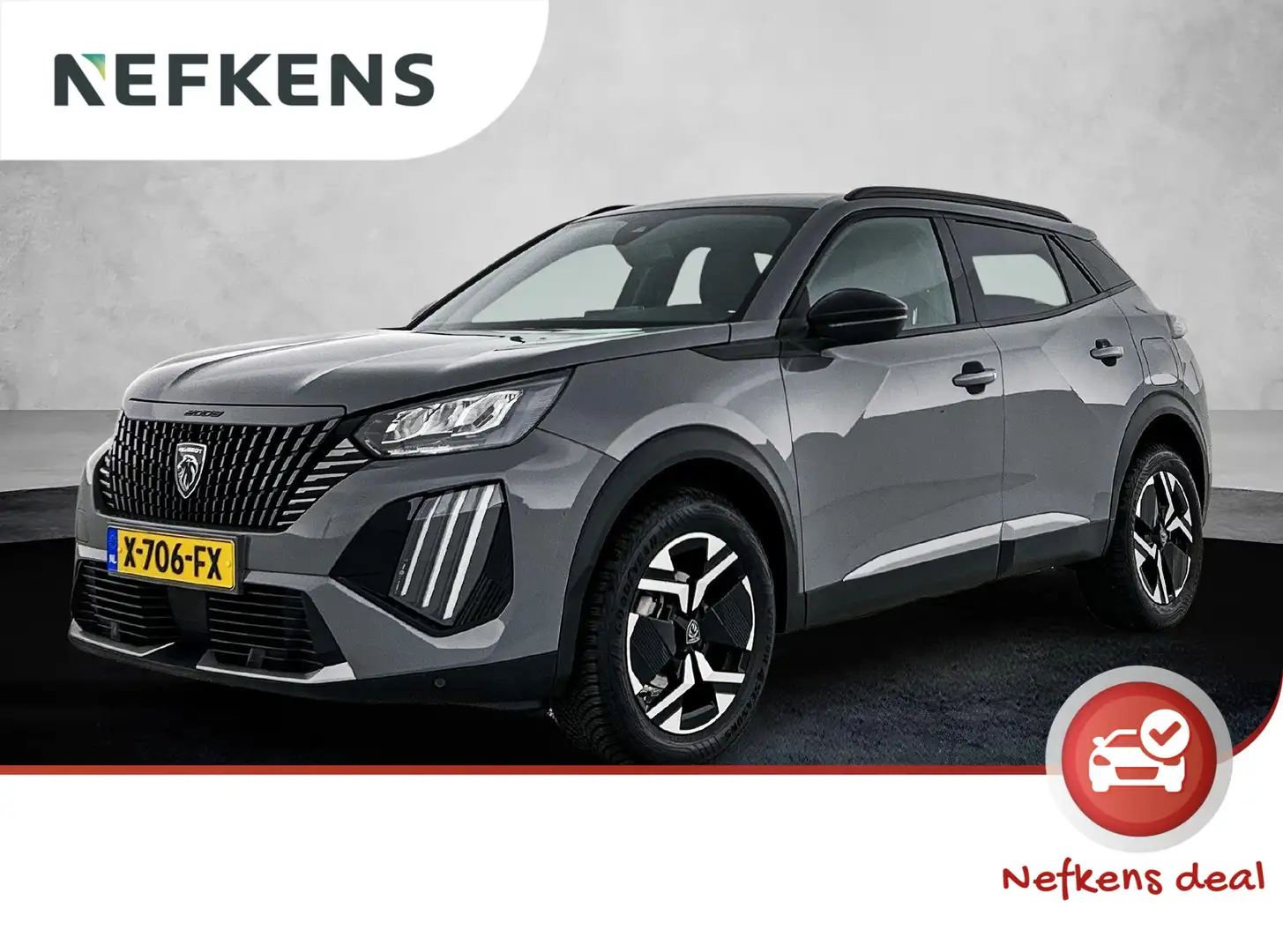 Peugeot 2008 SUV Allure 100pk | Navigatie | Achteruitrijcamera Grijs - 1
