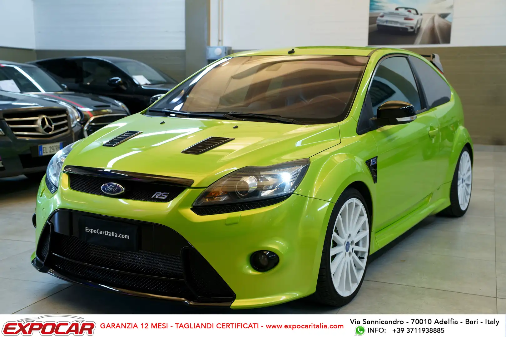 Ford Focus 3p 2.5t RS (rs) 305cv Grün - 2