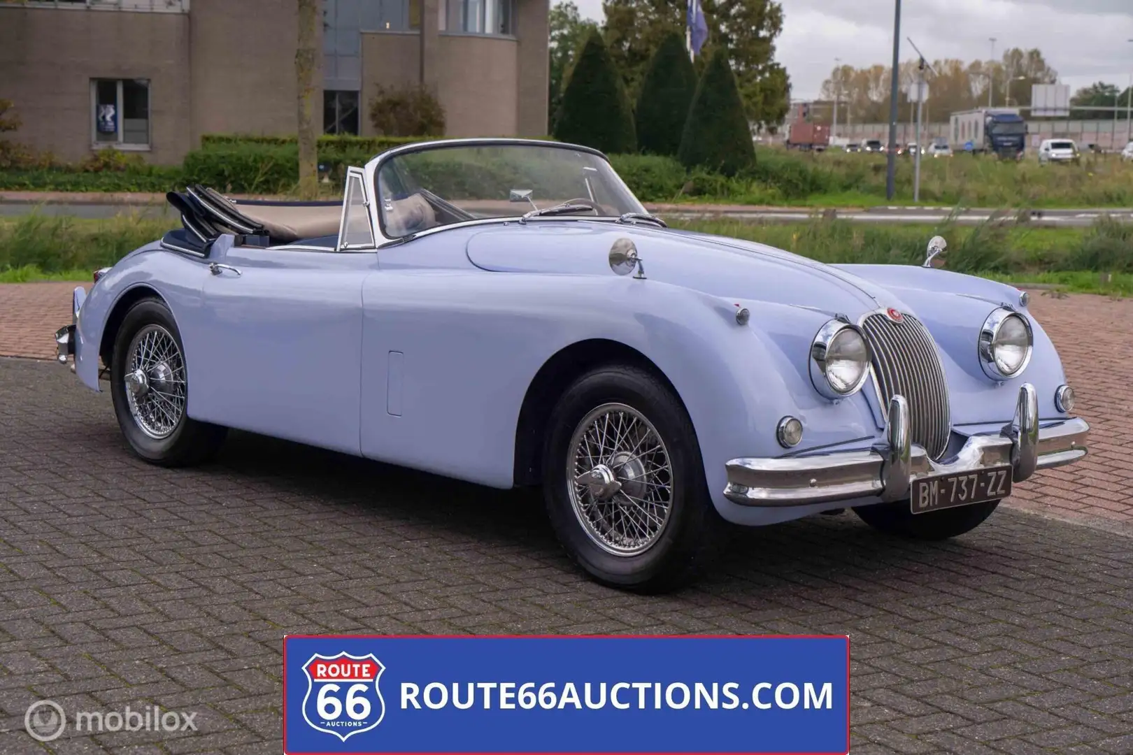 Jaguar XK XK150 Cabriolet | Route 66 Auctions Blauw - 1