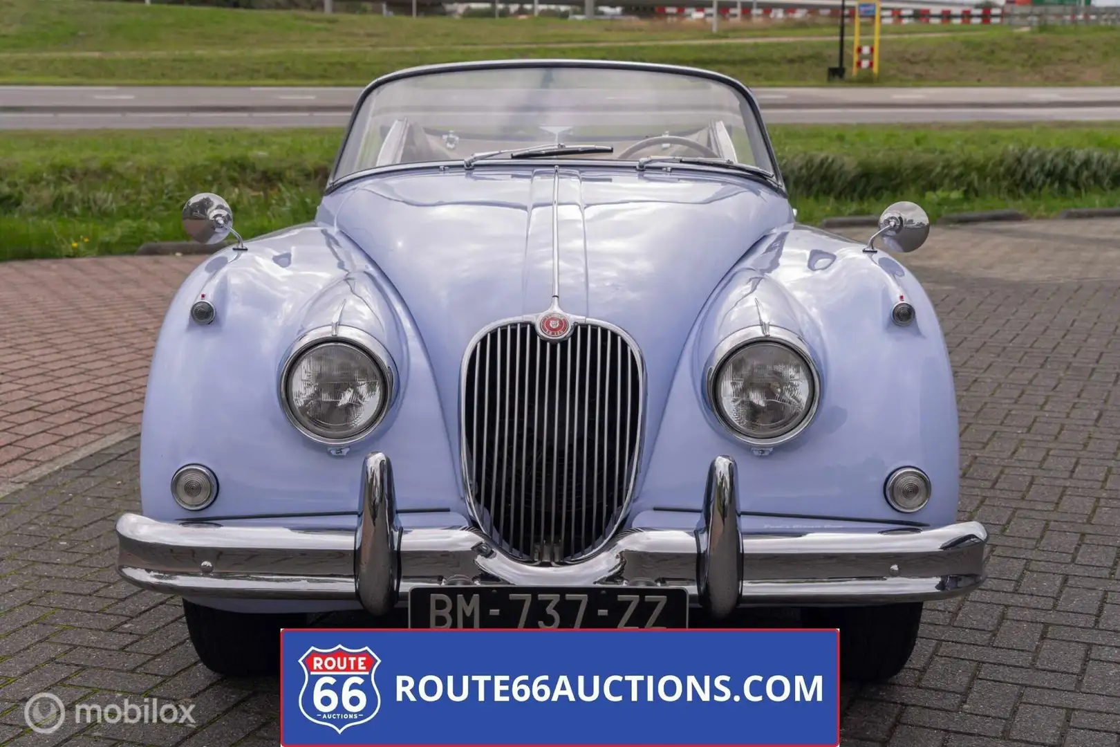 Jaguar XK XK150 Cabriolet | Route 66 Auctions Blauw - 2