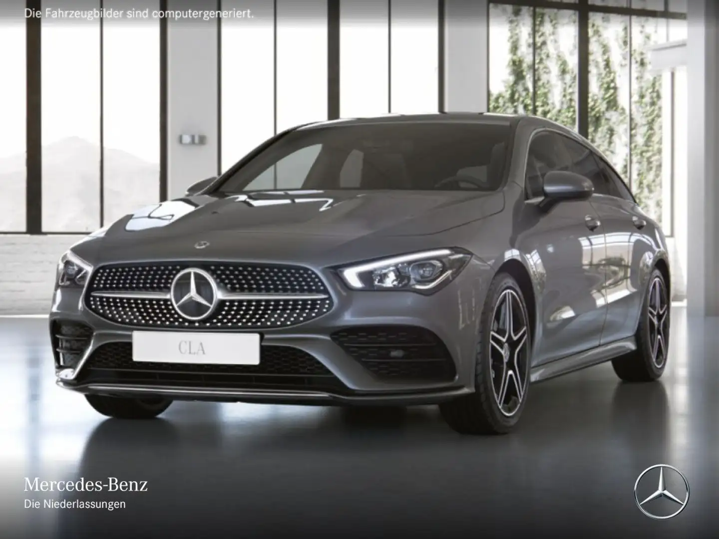 Mercedes-Benz CLA 200 d AMG+LED+KAMERA+8G Grijs - 2