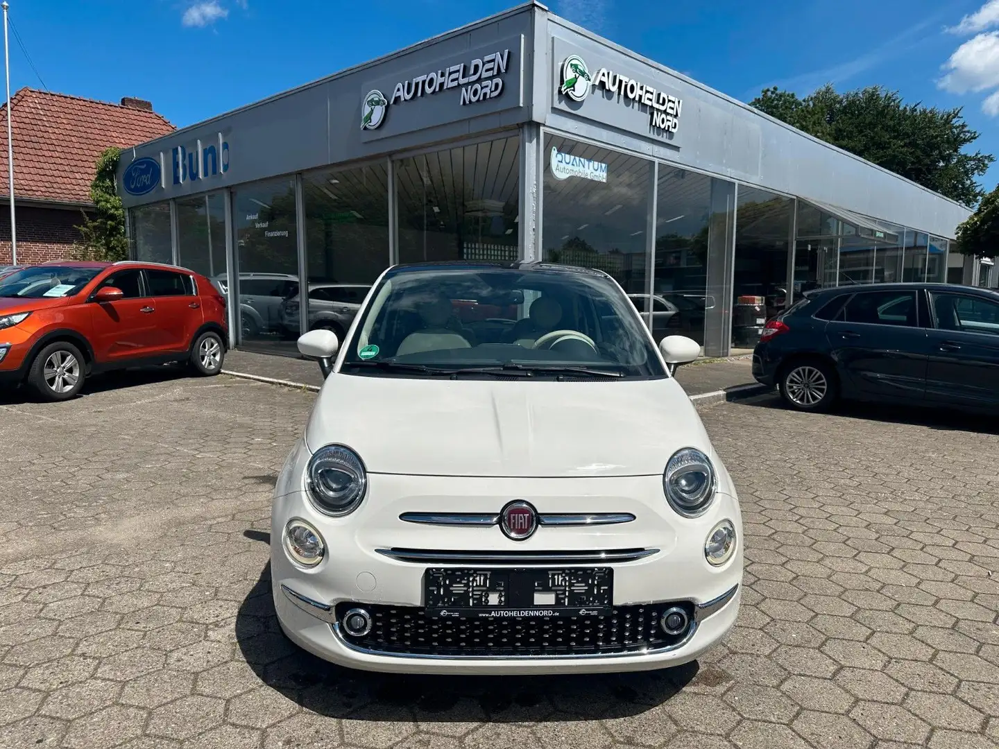Fiat 500 UConnect PDC Klimaaut. Weiß - 2