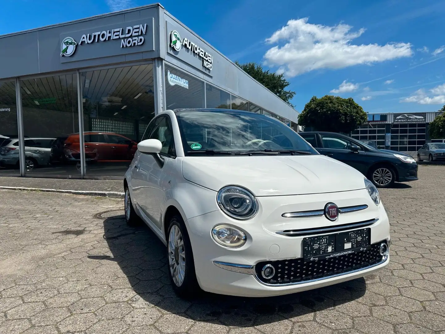 Fiat 500 UConnect PDC Klimaaut. Weiß - 1