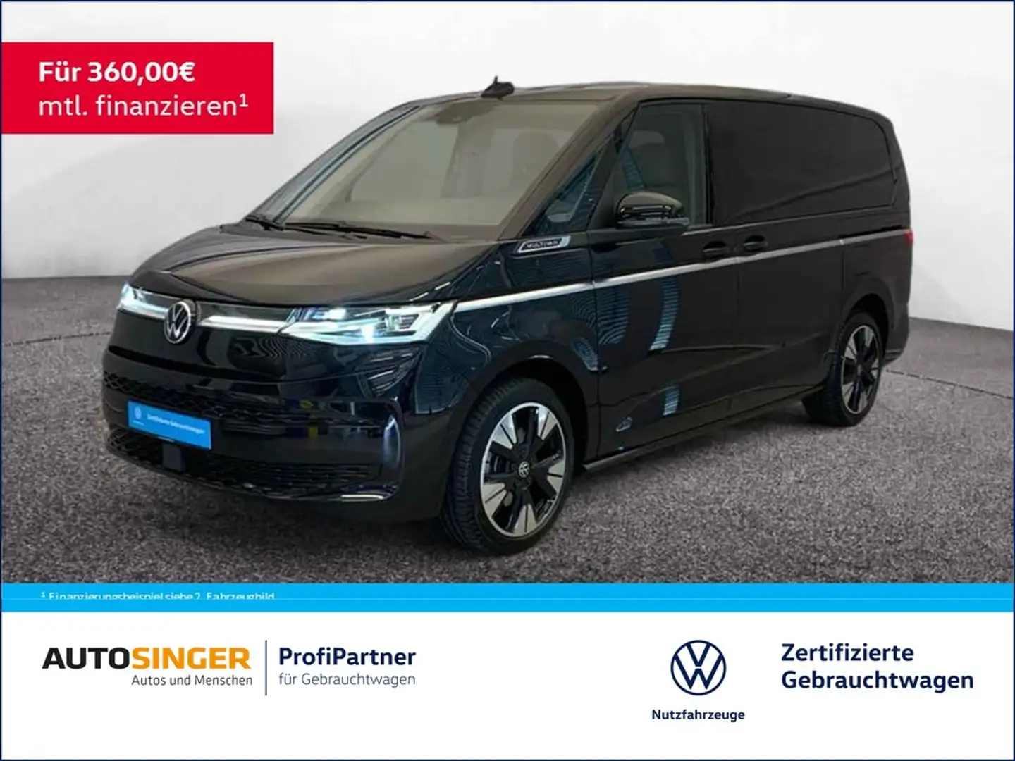 Volkswagen T7 Multivan Style TSI DSG LANG LÜ 6S *STDHZ*AHK* Nero - 1