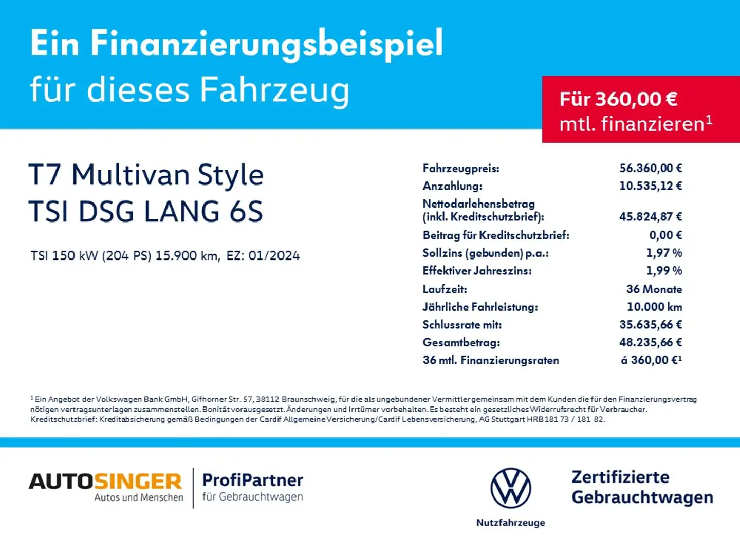 Volkswagen T7 Multivan Style TSI DSG LANG LÜ 6S *STDHZ*AHK* Nero - 2