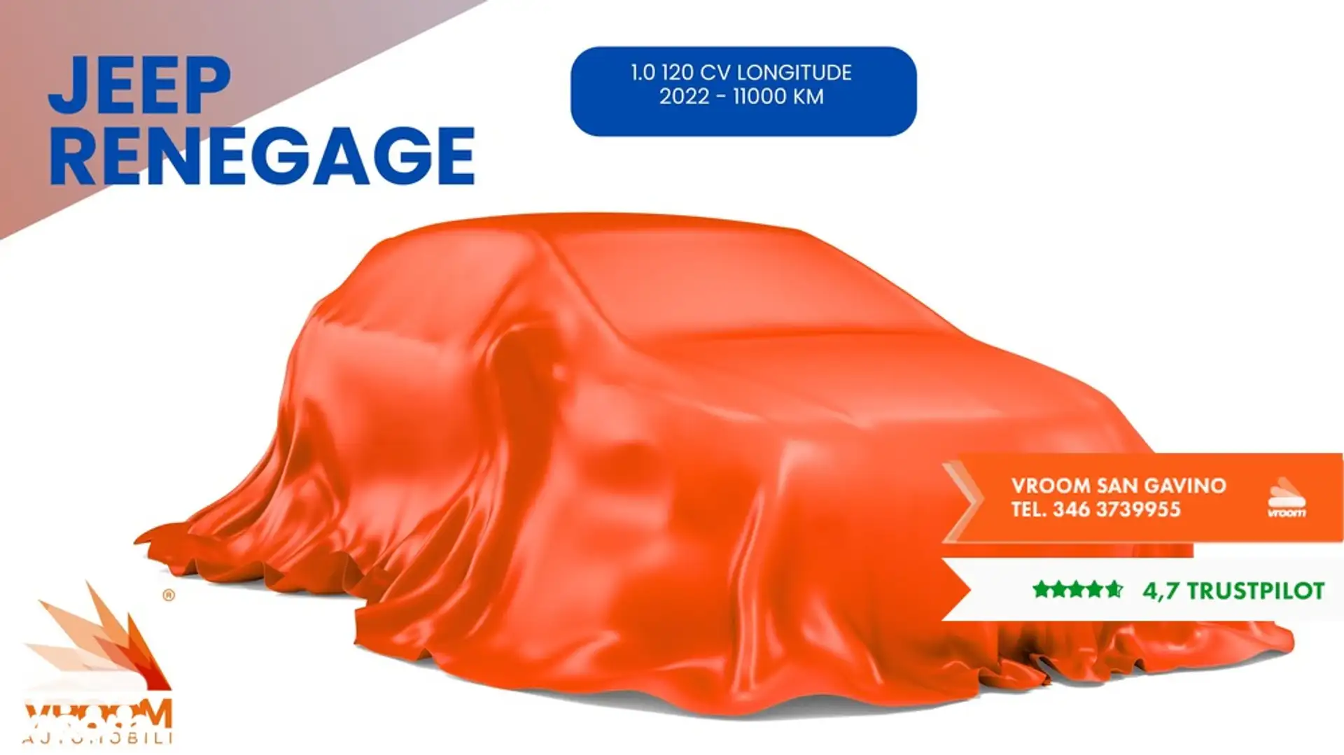 Jeep Renegade Renegade 1.0 T3 Longitude Bianco - 1