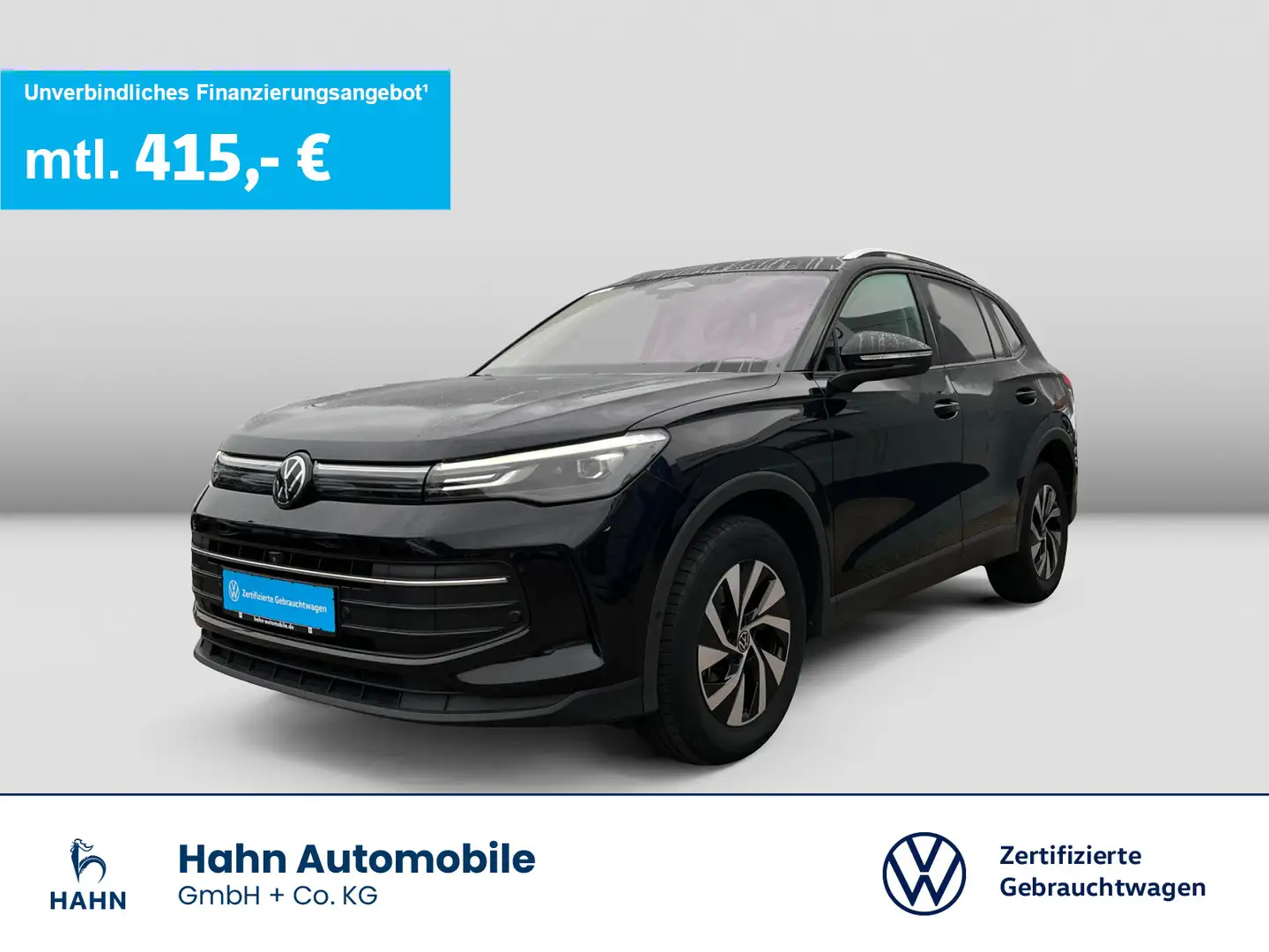 Volkswagen Tiguan 2.0TDI DSG 4Mo Life 360° AHK LED Standhei Schwarz - 1