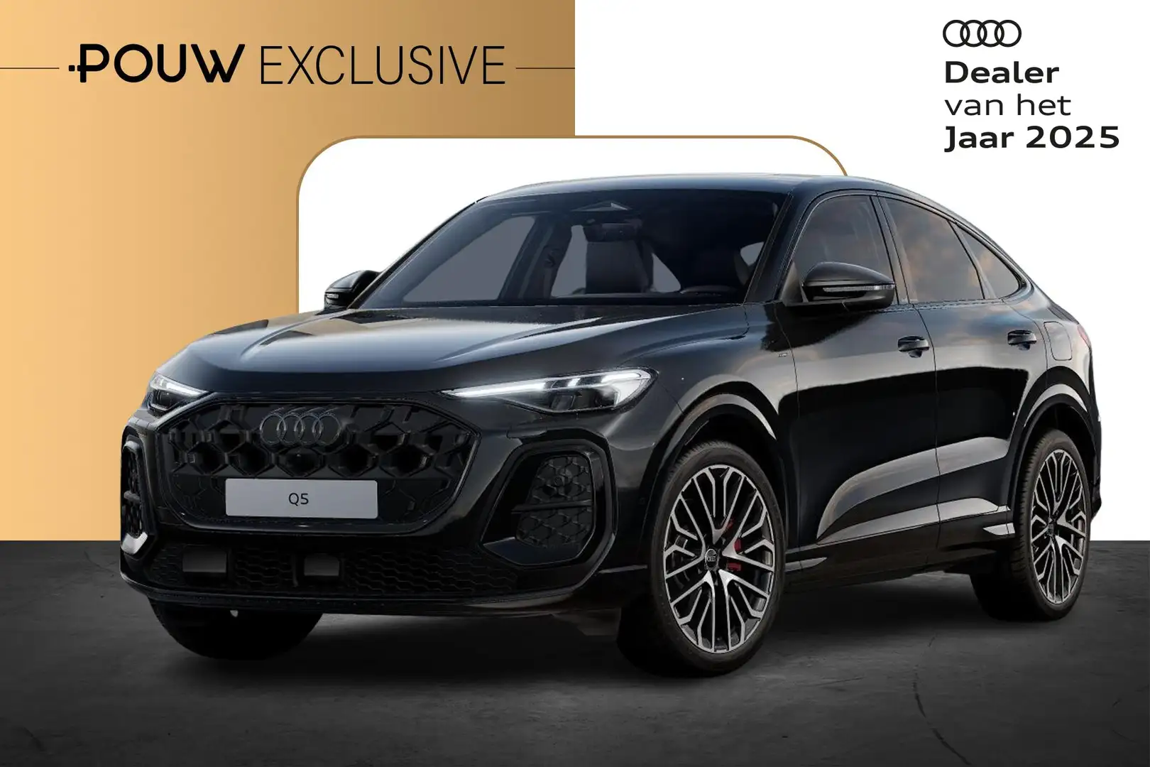 Audi Q5 Sportback 2.0 TFSI e-hybrid quattro S Edition Comp Zwart - 1
