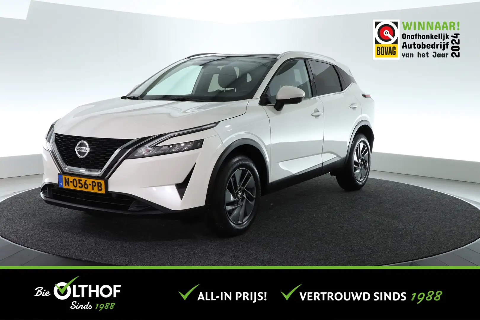 Nissan Qashqai 1.3 MHEV Acenta / PANO-DAK / 360 CAMERA / Wit - 1