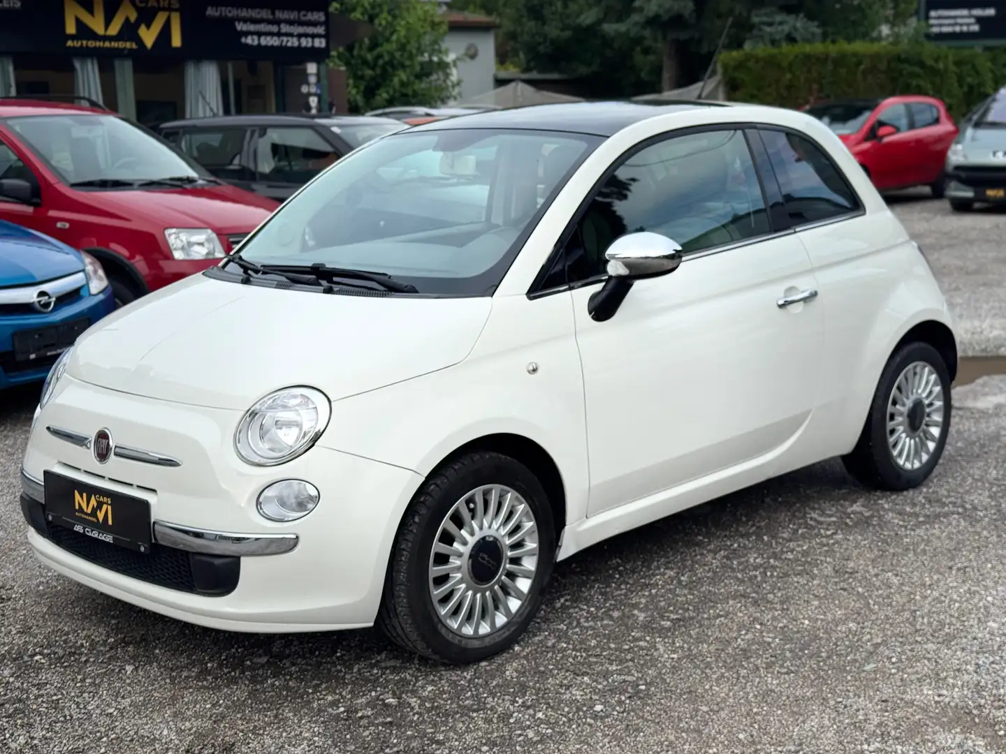 Fiat 500 500 1,2 Pop Blanc - 2
