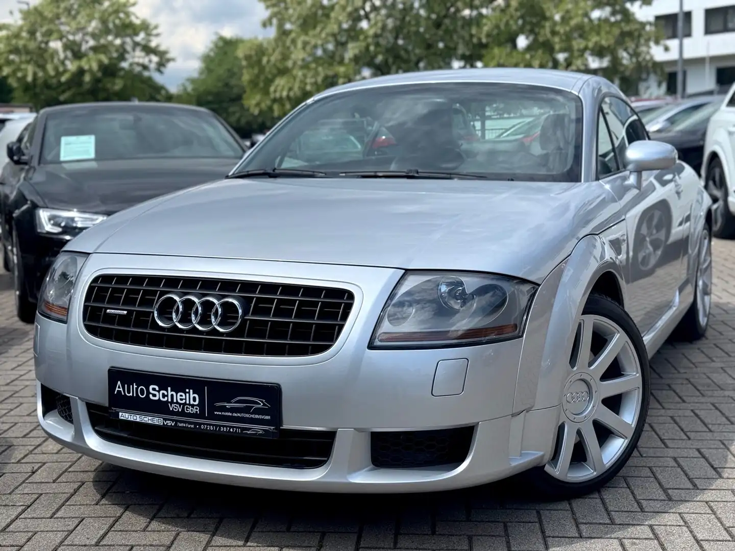 Audi TT Coupe 3.2 quattro*Xenon*BOSE*Vollleder*NAVI* Silber - 1
