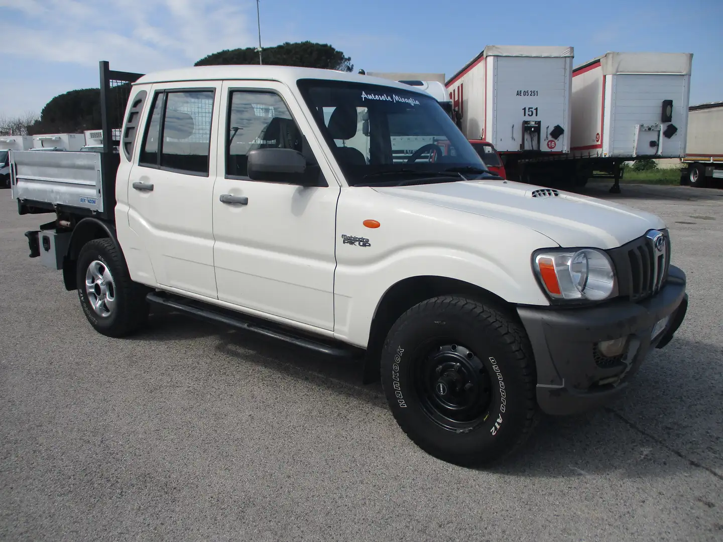 Mahindra Goa 2.2 120CV E5 DOP CABINA PICK-UP GANCIO TRAINO Blanco - 1