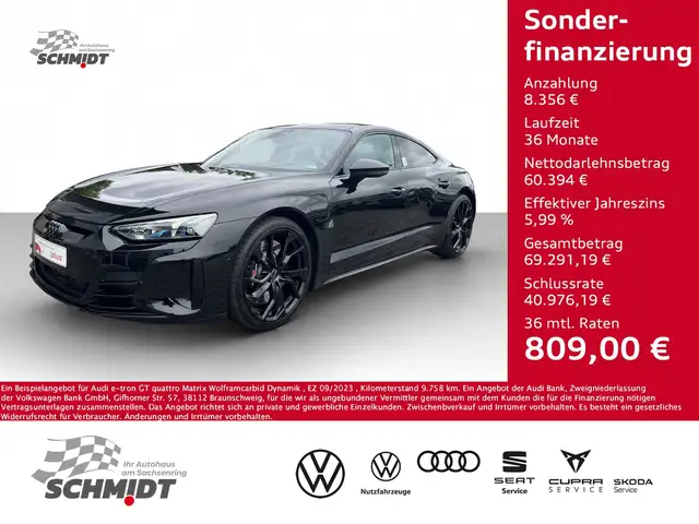 Audi e-tron GT quattro Matrix Wolframcarbid Dynamik