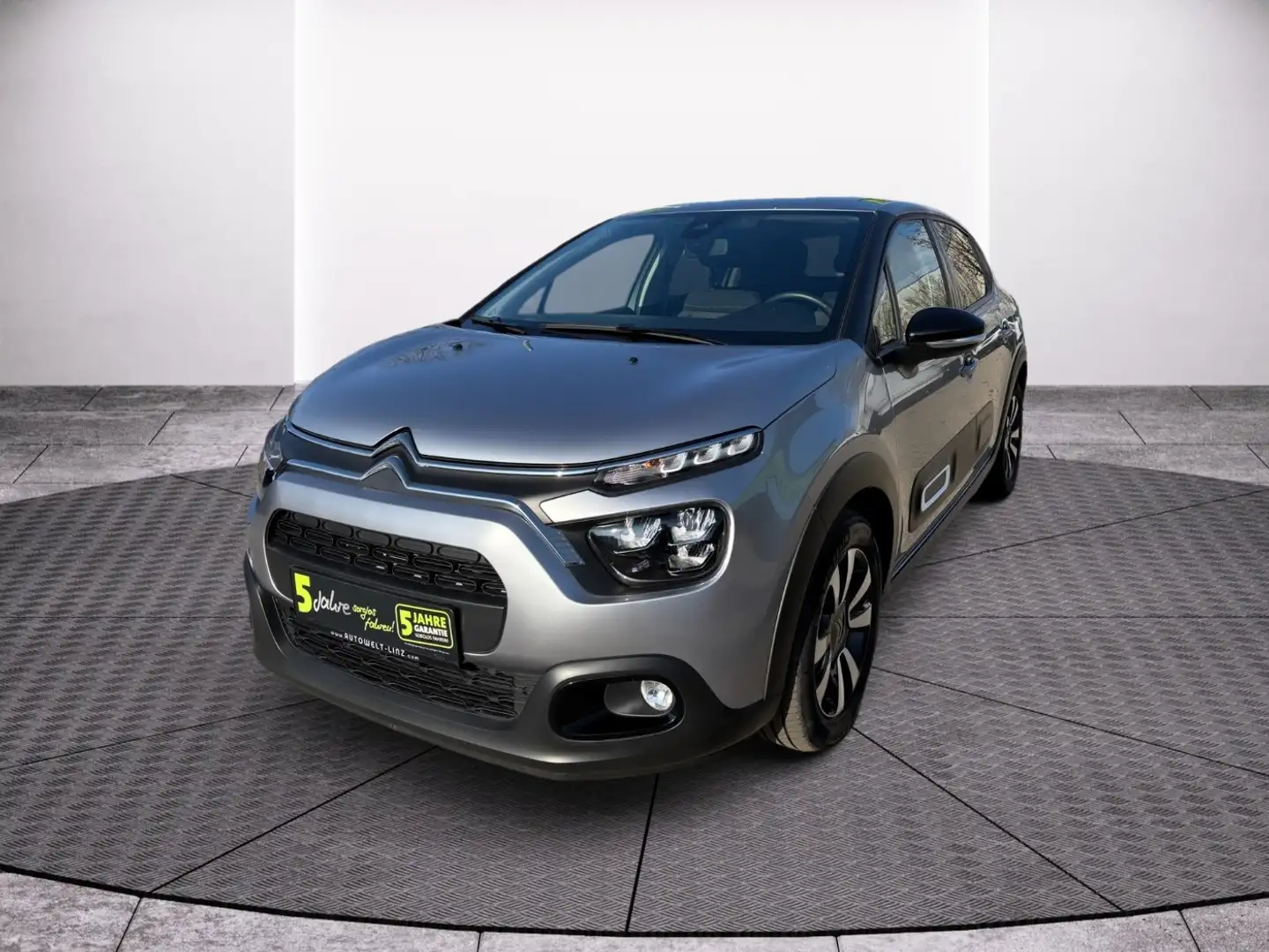 Citroen C3 PT 110 MAX LED+Navi+KlimaA+LM+PDC+SpurH Grau - 2